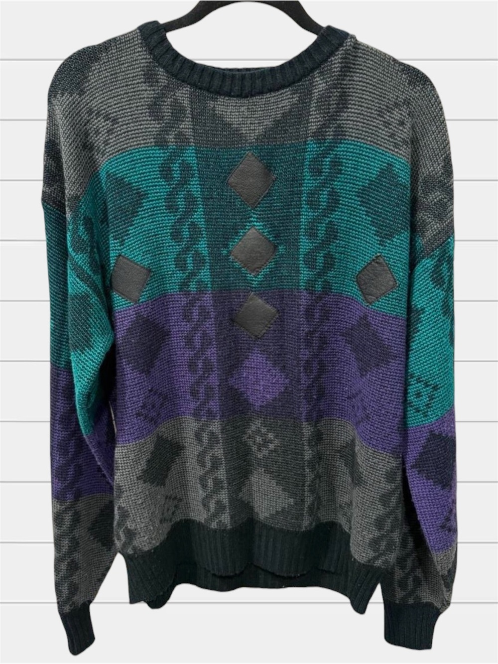 Men's Vintage Chartwell Geometric Crewneck Sweater